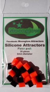 Moonglow plaice attractors- soft beads for plaice and flatfish