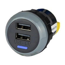 Load image into Gallery viewer, Alfatronix PV65R-AA IP65 Double USB A Charger - Rear Fit