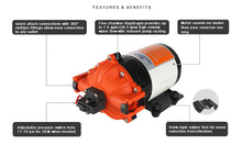 Load image into Gallery viewer, SEAFLO 53 Series 24V Water Pressure Pump 7.0 GPM 60 PSI DP207006053 Marine RV