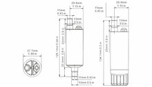 Load image into Gallery viewer, SEAFLO 12V 200 GPH Inline Submersible Water Pump SP1G20003B Marine Boat RV 1m