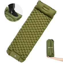 Load image into Gallery viewer, Night Cat Inflatable Sleeping Air Pad with Pillow