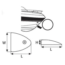 Load image into Gallery viewer, 10 x White Clam Shell Vent Cover 55x50x12mm Boat Marine Yacht Nuova Rade