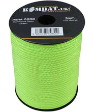 Load image into Gallery viewer, Para Cord 3mm on 100m Reel (Various colours)
