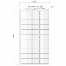 Load image into Gallery viewer, 100W Semi-Flexible Fibreglass Solar Panel – ETFE Coating | 4Boats