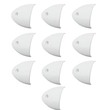 Load image into Gallery viewer, 10 x White Clam Shell Vent Cover 55x50x12mm Boat Marine Yacht Nuova Rade