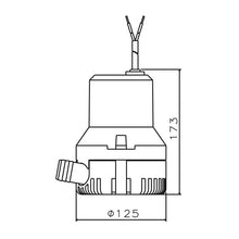 Load image into Gallery viewer, Nuova Rade Bilge Pump 1500GPH DC 24V Marine Boat Submersible | High-Capacity