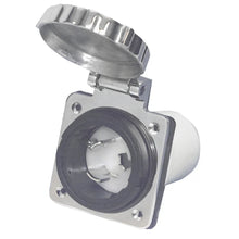Load image into Gallery viewer, Osculati AISI 316 Stainless Steel 50A 220V Watertight Socket