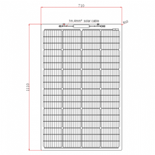 Load image into Gallery viewer, 150W Semi-Flexible Fibreglass Solar Panel with ETFE Coating | 4Boats