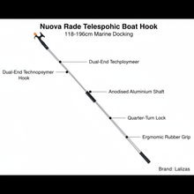 Load image into Gallery viewer, Nuova Rade Telescopic Boat Hook 2-Ends Aluminum 118-196cm Marine Docking 50050