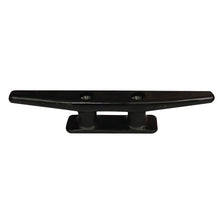 Load image into Gallery viewer, Black Nylon Plastic Marine Cleat 180mm (7") - UV Resistant Boat Mooring Bollard