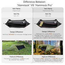 Load image into Gallery viewer, Night Cat Hammock Tent