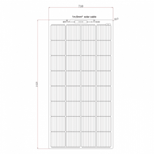 Load image into Gallery viewer, 200W 12V Semi-Flexible Fibreglass ETFE Solar Panel | 4Boats