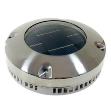 Load image into Gallery viewer, 24‑Hour Solar &amp; Battery Vent Ø 200 mm Inox Cover | 4Boats