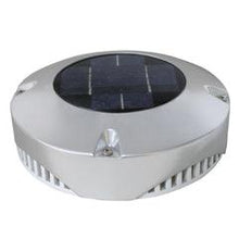 Load image into Gallery viewer, 24‑Hour Solar &amp; Battery Vent Ø 200 mm Inox Cover | 4Boats