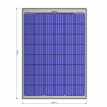 Load image into Gallery viewer, 240W FLPRO Semi-Flexible Solar Panel, Rear Junction Box | 4Boats