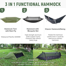 Load image into Gallery viewer, Night Cat Hammock Tent