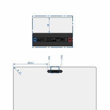 Load image into Gallery viewer, 300W Semi-Flexible Solar Panel — Rear Junction Box, Made in Austria