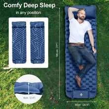 Load image into Gallery viewer, Night Cat Inflatable Sleeping Air Pad with Pillow