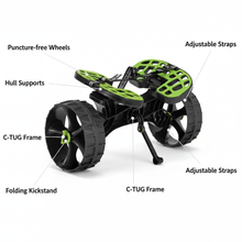Load image into Gallery viewer, Railblaza C-TUG Kayak &amp; Canoe Cart Puncture-Free Wheels 120kg Load 50-0001-71