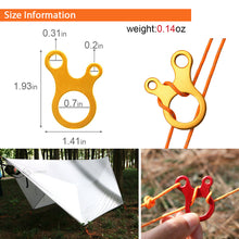 Load image into Gallery viewer, Onewind Outdoors 3 Holes Guyline Tensioner-Red-10pcs