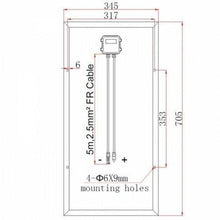 Load image into Gallery viewer, Photonic Universe 40W 12V Dual Battery Kit - 10A Controller | 4Boats