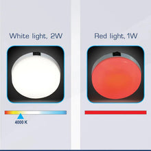 Load image into Gallery viewer, AquaLED Dome Red &amp; White Dome Light, 12/24V Multivolt | 4Boats