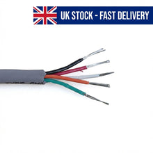 Load image into Gallery viewer, 6 Core Marine LED Speaker Control Cable Tinned Copper RGB Wire Per Metre