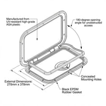 Load image into Gallery viewer, Nuova Rade Top Line White Deck Hatch 315x440mm - ISO 12216 - SKU 196300