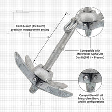Load image into Gallery viewer, 12kg Folding Grapnel Anchor Type B Hot-Dipped Galvanized Steel Marine Boat Kedge