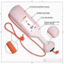 Load image into Gallery viewer, Encapsulated Life Buoy Rescue Line 30m 8mm Lalizas 72190 SOLAS Lifebuoy Rope