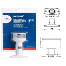 Load image into Gallery viewer, Osculati Evoled White Plastic Body 360° Mooring Light