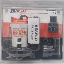 Load image into Gallery viewer, SEAFLO 12V 600GPH Bilge Pump 03-Series Non-Auto Marine Boat Water Pump BP1G60003