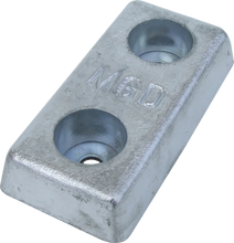 Load image into Gallery viewer, Duff 40ZHD Zinc Hull Anode – 110 mm Hole Centres | 4Boats