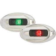 Attwood ASM-Vt ASM-Vt ASM-Vt LED Mount Nav Lights 3NM SS Pair | 4Boats