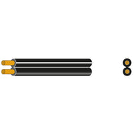 AMC Flat Speaker Cable 6A x 8 m - Black & Black/Red | 4Boats