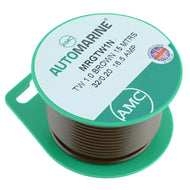 AMC Thin 1 mm² Single Core Cable - Brown Mini Reel 15 m | 4Boats