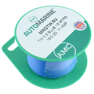 AMC Thin 2 mm² Thin Wall Blue Cable Mini Reel - 8 m | 4Boats