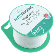 AMC Thin Thinwall Single Core Cable 3 mm² x 5 m (White) | 4Boats
