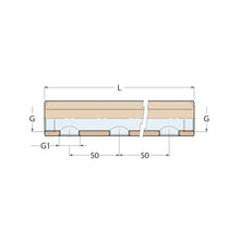 Load image into Gallery viewer, Guidi Brass 4-Way Manifold 19 × 12.7 mm BSP (3/4 in x 1/2 in) | 4Boats