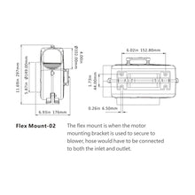Load image into Gallery viewer, Seaflo In-Line Flex Mount 02 Blower 24 V | 4Boats
