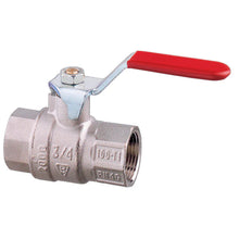 Load image into Gallery viewer, Guidi Nickel 15mm (1/2in) Nickel-Plated Lever Ball Valve M-M | 4Boats