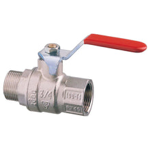 Load image into Gallery viewer, Guidi Nickel 9.5 mm (3/8 in) Nickel-Plated Brass Lever Ball V | 4Boats