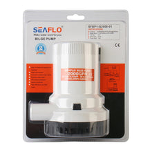 Load image into Gallery viewer, Seaflo Manual Bilge Pump 01 Series 12V 2000 GPH | 4Boats