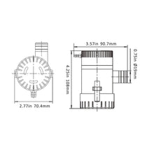 Load image into Gallery viewer, Seaflo Manual Bilge Pump 01 Series 12V 350 GPH (1325 LPH