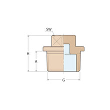 Load image into Gallery viewer, Guidi Brass 3/4 in BSPT Plug | 4Boats