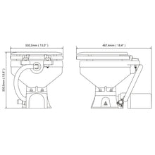 Load image into Gallery viewer, Seaflo   Electric Marine Compact Toilet 12V | 4Boats