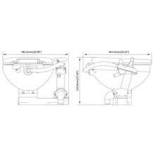 Load image into Gallery viewer, Seaflo  Manual Marine Toilet – Regular | 4Boats