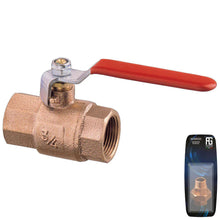 Load image into Gallery viewer, Guidi Bronze Lever Ball Valve Male BSPP Full Flow 1/2 in | 4Boats