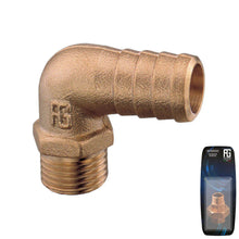 Load image into Gallery viewer, Guidi Brass 90° Brass Hose Connector, Male G 1 in x 1/2 in | 4Boats