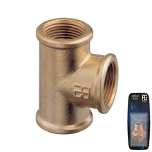 Load image into Gallery viewer, Guidi Brass Equal Tee T2 F-F-F 1/8 in - Retail packed | 4Boats